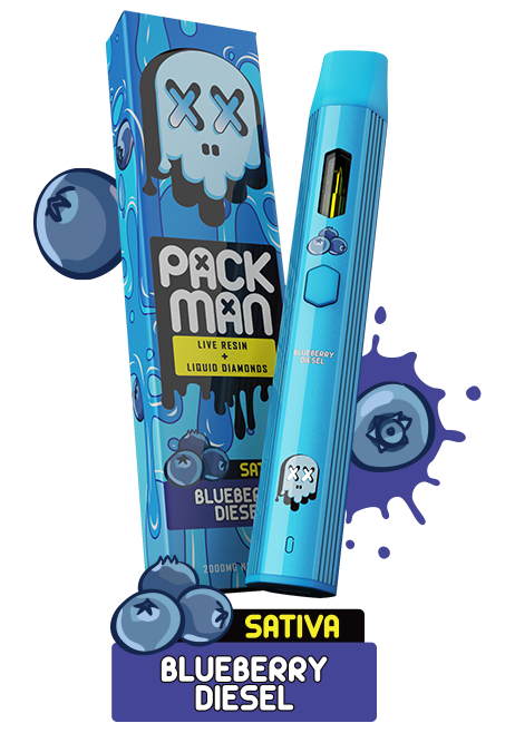 Packman Disposable – Blueberry Diesel