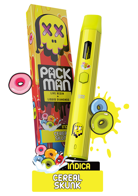 Packman Thc Vape 2000mg Pack Man THC Vape Pen - SLURRICANE - 2G